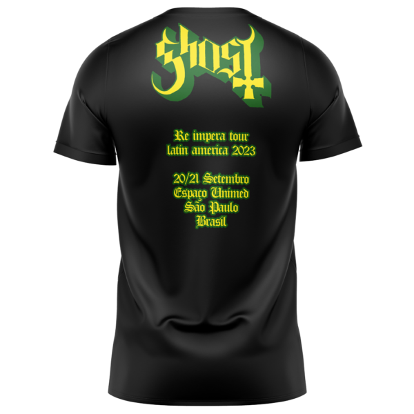 CAMISETA-GHOST-COSTAS-2 Camiseta Ghost - Tour Brasil