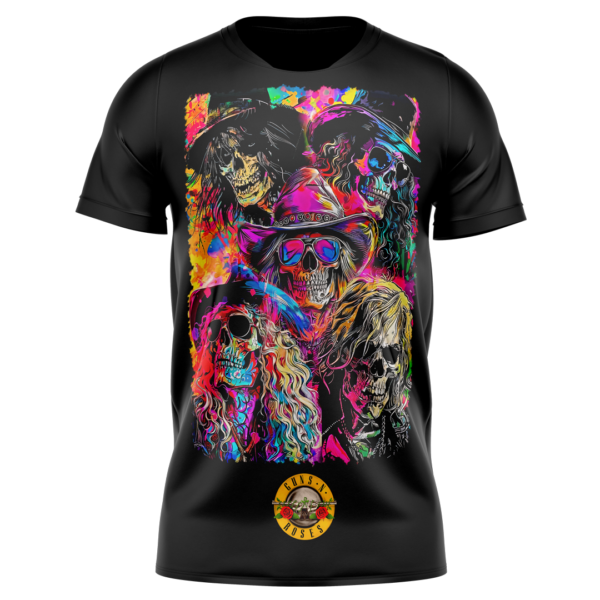 CAMISETA-GUNS-N-ROSES-FRENTE Camiseta Guns'n Collors
